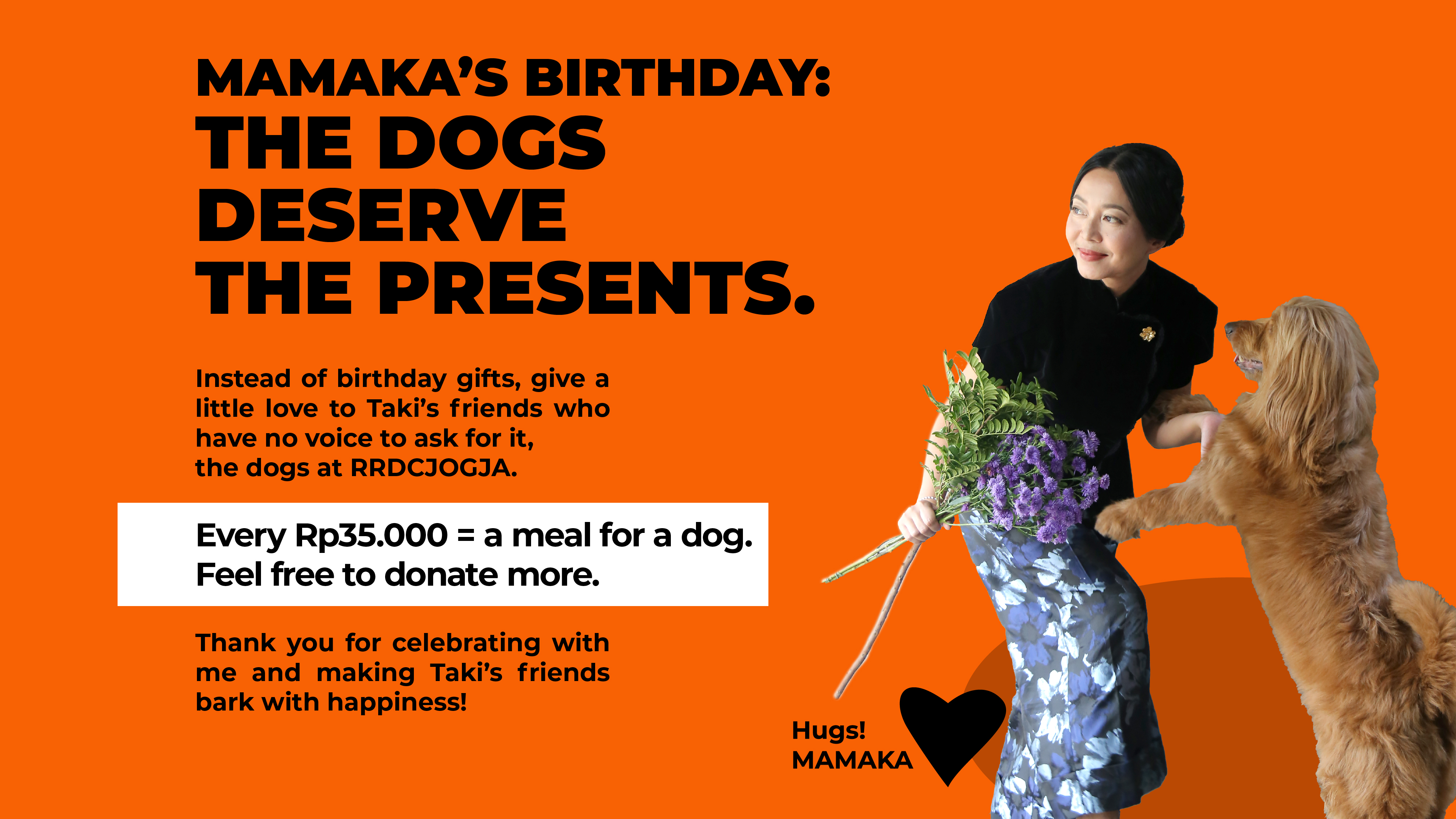 Mamaka's Birthday — the dogs deserve the presents